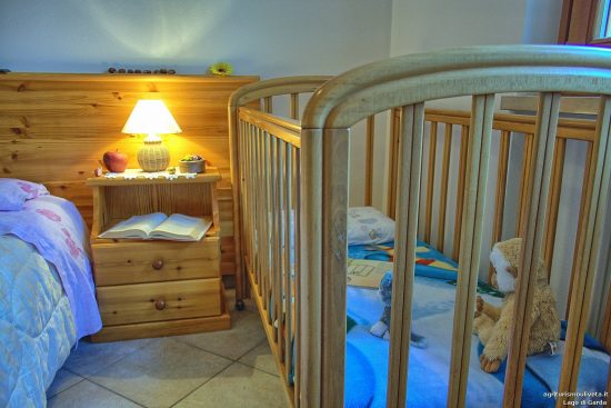 Detail der Kinderbett