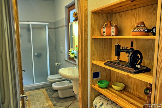 Eingang zum Badezimmer