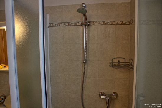 Draufsicht auf die Dusche