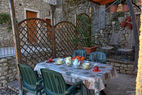 Auf dem Balkon der Ferienwohnung